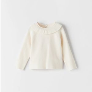 Zara Kids ruffle neck sweater 12-18 months